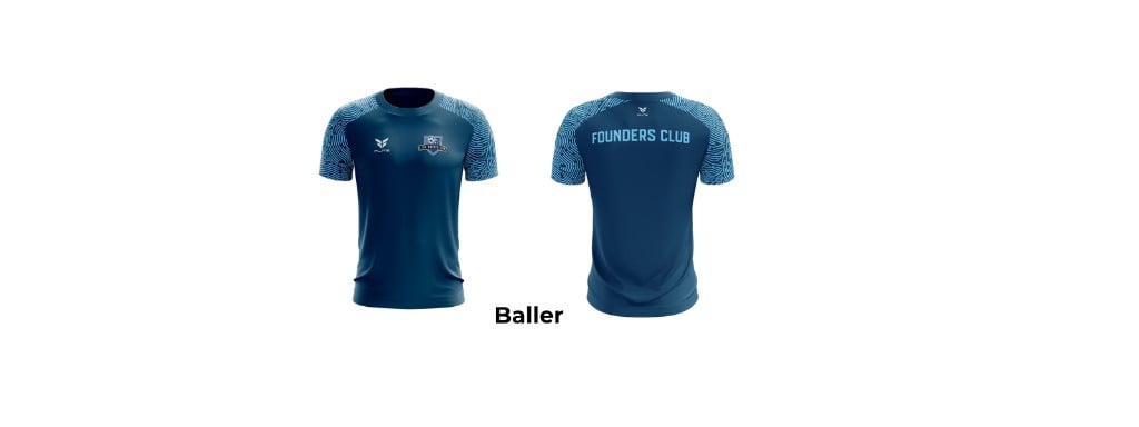 STAR Soccer Lab Founders Club Baller Jersey — front and back